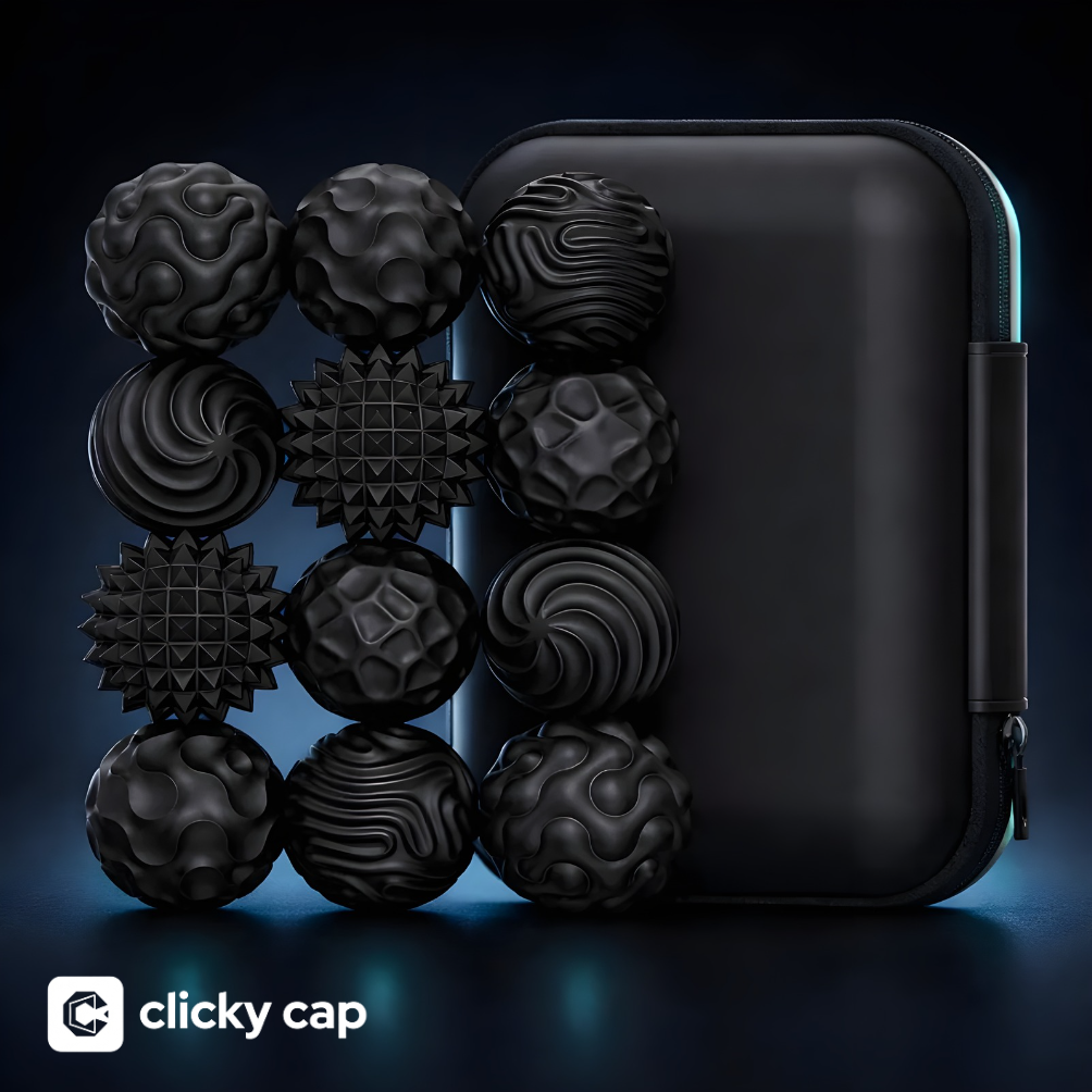 Clicky Cap - Magnetic Silent Fidget