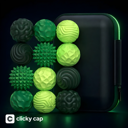 Clicky Cap - Magnetic Silent Fidget