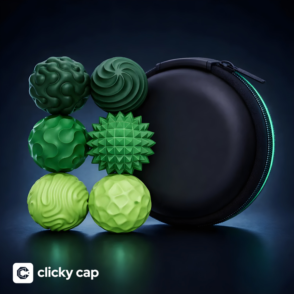 Clicky Cap - Magnetic Silent Fidget